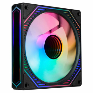Cooler FAN para Gabinete K-MEX Infinite Multicolor AA-XAF1, 120mm, RGB, Silencioso, 4 Pinos Molex, Preto - AAXAF114ATZAB0X - Imagem 3