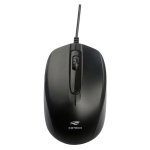 Mouse C3Tech MS-30BK, USB, 1000DPI, Preto - Imagem 3