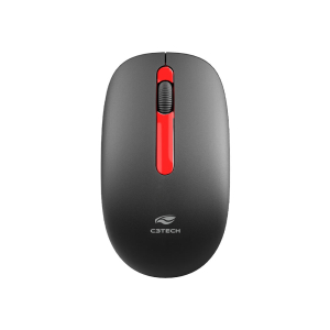 MOUSE S/FIO C3TECH M-W15RBK VERMELHO - Imagem 3